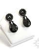 kolczyki swarovski Kol III, eleganckie kolczyki z onyksem, beading 2