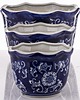 kwietniki Osłonka 3 szt. ceramiczna 16x26x26 i 13x19x19 i 11x15x15 cm GHARA-IV 3