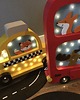 lampy do pokoju dziecka Lampka Drewniana Samochód TAXI 3