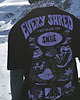 t-shirty męskie Czarny długi T-shirt Shrooms 1