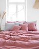pościel Lniana Poszewka Na Kołdrę TROCZKI DUSTY PINK 2