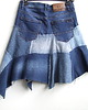 spódnice midi Asymetryczna spódnica jeans r.42/44 2
