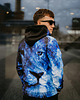 bluzy męskie Męska Bluza z kapturem Shining Lion 3