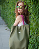torby XXL Shoper Bag Olive Pink 1
