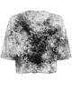 t-shirt damskie DR.CROW T-shirt Krótki CROP Black Background 1
