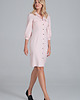 sukienki midi damskie Elegancka sukienka koszulowa midi z bufiastymi rękawami i guzikami - M849 2
