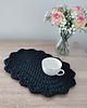 podkładki do kuchni Podkładka owalna szydełkowa ze sznurka 28cmx40cm 5