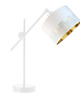 lampy stołowe Czarno-złota lampka stołowa w stylu glamour MALI GLAM 7