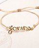 bransoletki na sznurku Bransoletka z imieniem z  drutu 3