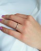 obrączki ślubne 2mm obrączka z diamentami w złocie 585 4