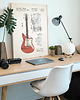plakaty Gitara elektrycza Fender patent - plakat A3 1
