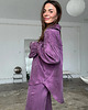 spodnie materiałowe damskie Koszula Blush purple lyocell 5