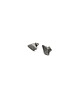 kolczyki srebrne Kolczyki srebrne GEOMETRY / black silver earrings 3