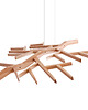 lampy wiszące Lampa sufitowa drewniana Big Branch 6 4