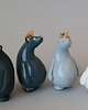 figurki i rzeźby Porcelanowy Niedźwiedź w koronie 2