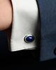 biżuteria męska Spinki do koszuli z lapis lazuli 1