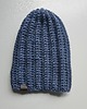 czapki damskie Czapka wełniana niebieska 2