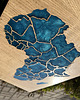 inne DREWNIANA MAPA Afryki z żywicy epoksydowej, 23 x 37 cm 1