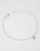 bransoletki - inne Rhodium Plated Tiny Star Bracelet 3