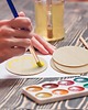 akcesoria różne KOŁKA drewniane ozdabiania 50 SZT Scrapki 10cm Drewniana baza do malowania 3