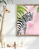 plakaty Plakat Zebra z Bąbelkowym Sekretem 4