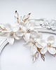 Ślubne ozdoby do włosów Kwiatowa winorośl do włosów - elegancka ozdoba do włosów 8