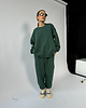 spodnie dresowe damskie Bluza Cheer long emerald 4