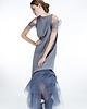 sukienki maxi damskie Pigeon assymetry greeen 6
