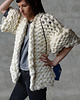 kardigany damskie SWETER KINGSIZE 100% WEŁNA 1