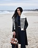 swetry damskie  Sweter Classic merino stripes 1