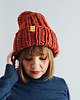 czapki damskie Wełniana czapka zimowa peruvian WOOLY terakota 2
