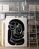 grafiki i ilustracje Grafika w stylu "Woodblock", papier 100% bawełna 1