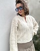 kardigany damskie Ażurowy kardigan She is a Lady ( off white) 4