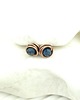 kolczyki wire wrapping Kolczyki sztyfty z szafirem 5