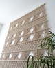 Ozdoby na ścianę Duża dekoracja ścienna geometryczna nowoczesna makrama gobelin WALLART 01 8