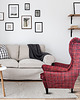 fotele Fotel uszak Szkocja we wzory, patchwork, welurowy 6