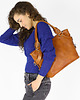 torebki do ręki Kuferek skórzany premium bag - MARCO MAZZINI camel 1