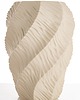 wazony Wazon porcelanowy 30,5x21x21 cm TWISTER beżowy 3