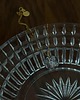 złote naszyjniki Złoty naszyjnik z bezbarwnym kryształem SWAROVSKI CRYSTAL 6