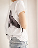 t-shirt damskie Kawki akwarele fullprint Biały Oversize 1