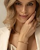 bransoletki - inne Bransoletka z kamieniem Słonecznym - Pozłacana 1