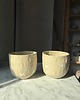kubki i filiżanki Zestaw 2 Organicznych Ceramicznych Czarek Wabi Sabi z Gąskami 220 ml 1