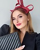 fascynatory Fascynator ELZA Z WOALKĄ BORDO  oraz inne kolory 7