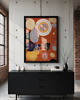 grafiki i ilustracje PLAKAT abstrakcyjny, Hilma af Klint, retro poster, modernizm 1