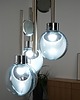 lampy wiszące Żyrandol Space Age, szkło Murano, lata 70, produkcja: Włochy 8