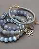 bransoletki z kamieni naturalnych Ice blue vol. 15 /12.04.2022/ set 3