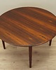 stoły Stół okrągły palisandrowy, lata 60, Gudme M 4