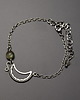 bransoletki wire wrapping Bransoletka labradoryt wire wrapping księżyc lunula 1