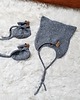 buty dziecięce Buciki niemowlęce PETITE szary 1