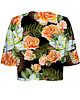 t-shirt damskie DR.CROW T-shirt Krótki CROP Lilies 1